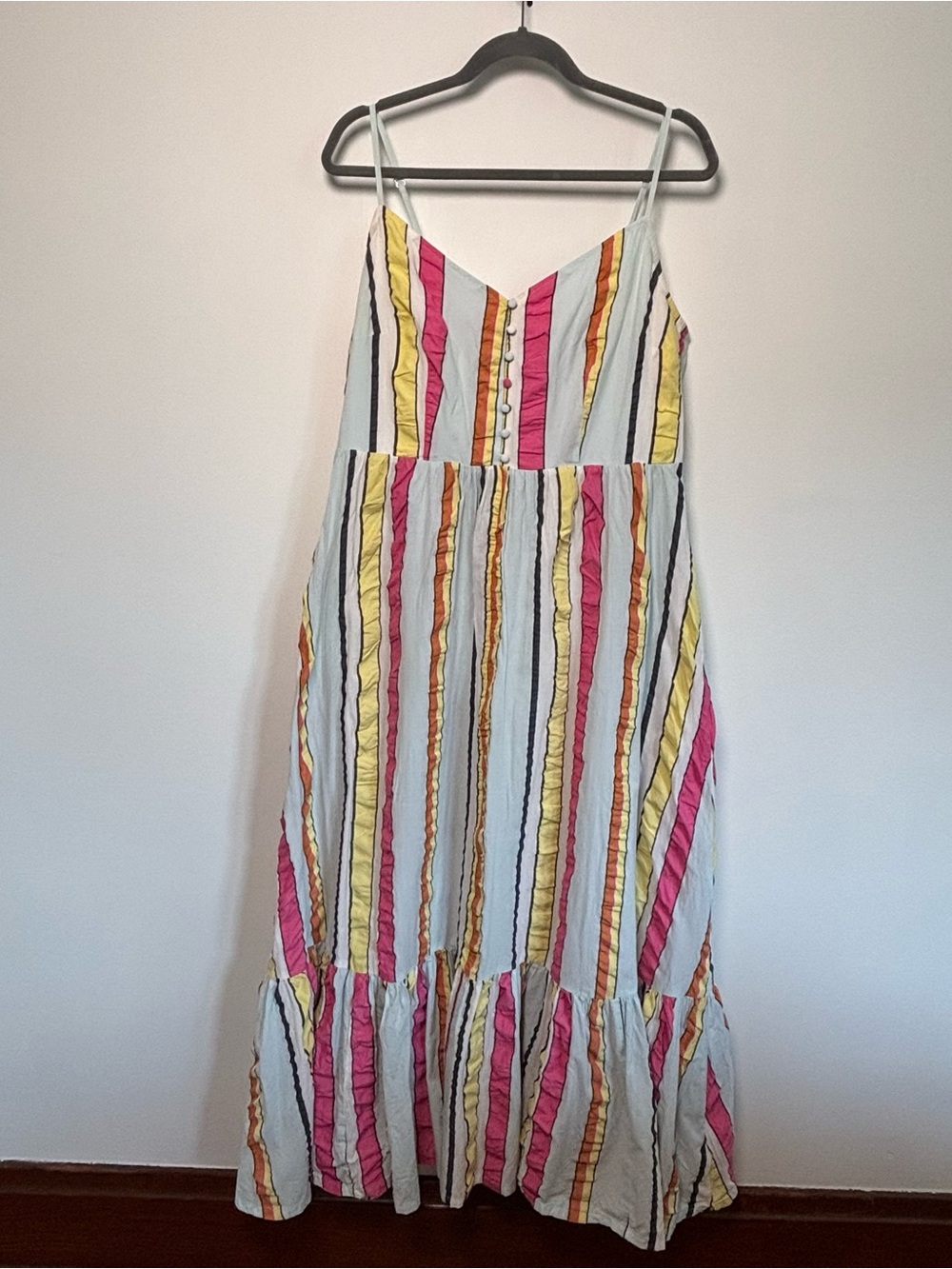 J. Crew Striped Maxi Sundress - Size 14